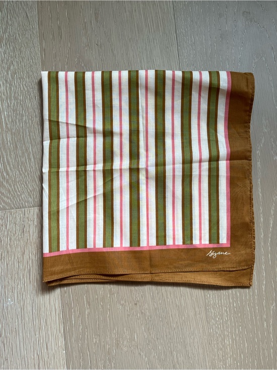 Sezane Accessories - Sezane Striped Cotton Scarf